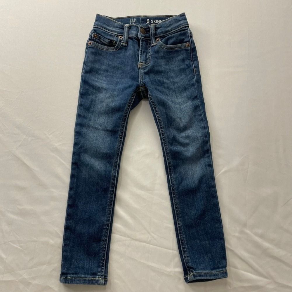 Gap Kids Skinny Slim Jeans Medium Wash Denim Boys Size 5